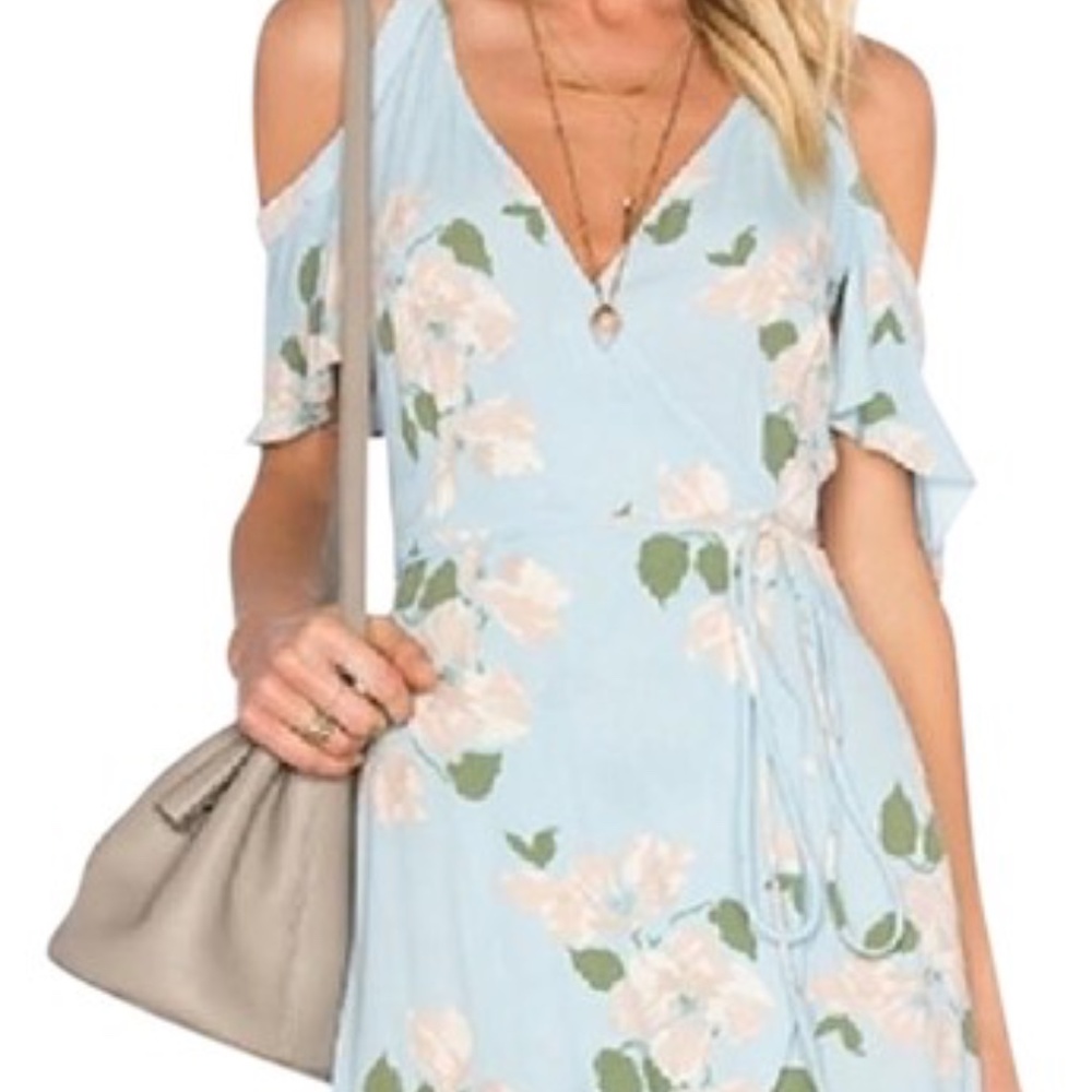 Privacy Please Blue Mini Dress